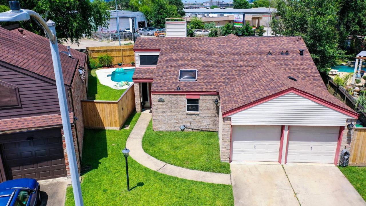 1976Houstongem Luminous Pvtpool & Hottub Dt20Mins For Lrg Families 6Beds 2Bath Exterior foto